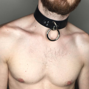 Large O-Ring Choker Collar 1.5"