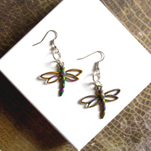 Dragonfly Earrings, Dragonfly Jewelry, Dragonfly Accessories, Insect Earrings, Insect Jewelry, Summer Earrings Filigree Dragonflies Earrings