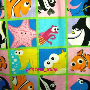 NEW Handmade Disney Finding Nemo/Dory Patchworks Sun Dress Custom Sz 12M-10Yrs