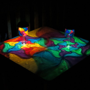 Hand Painted Solar Mosaic Luminaries 