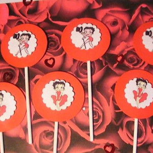 Betty Boop Cupcake Toppers