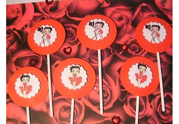 Betty Boop Cupcake Toppers