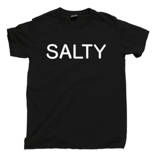 Salty Men's T Shirt, Lick Me I'm Extra Salty Unisex Cotton Tee Shirt