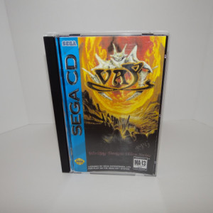 Sega CD Vay custom printed manual, insert, case and map