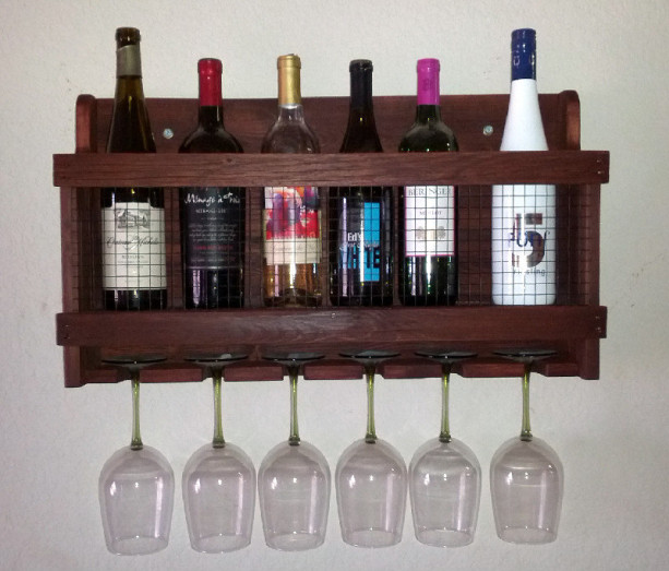 Wine Rack, Wine Storage, Handcrafted Wine Rack