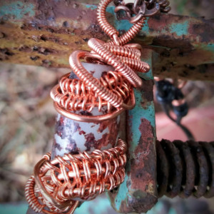 Copper Wrapped Pendant
