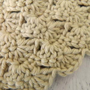 Crocheted  Cotton Face Cloth 