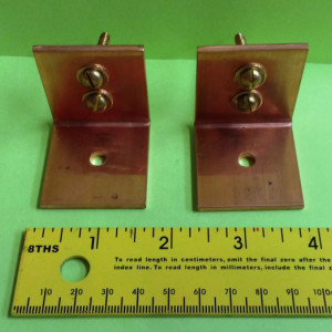 Set of 4 HEAVY DUTY Solid Copper Ceiling Mounting Brackets FREE Shipping to U S Zip codes