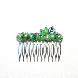 Large Green A Comb