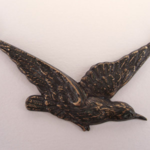 Antique Bronze Bird Necklace