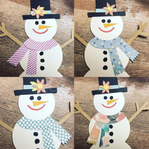 Snowman Banner - Snowman Decoration - The Crafty Broad - Frosty the Snowman Banner