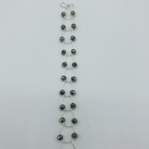 7” Silver Linked Bracelet 