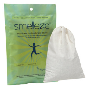 SMELLEZE Reusable Cat Smell Removal Deodorizer Pouch: Removes Stench Without Cover-Ups in 300 Sq. Ft. 