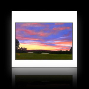 Note Cards--The Golden Hour--Blank Inside | Greeting Cards | Note Card Set | Farm at Sunset | Sunset