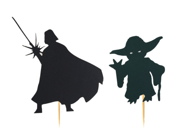 Star Wars Cupcake Toppers - Darth Vader & Yoda