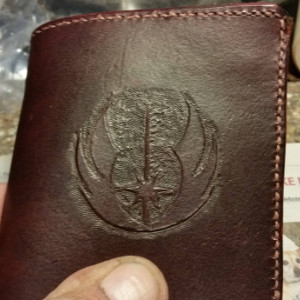 Handtooled Jedi Wallet Bi-Fold