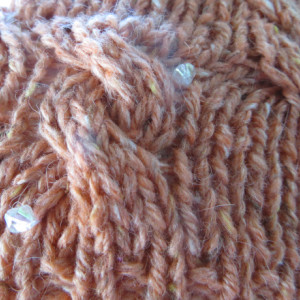 Hand Knitted Beanie Hat with Beads, Merino, Alpaca - JOSEPH by Anja