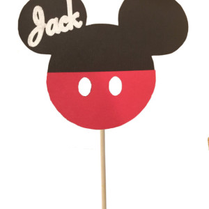 Mickey Mouse® Inspired Cupcake Toppers - Set of 12