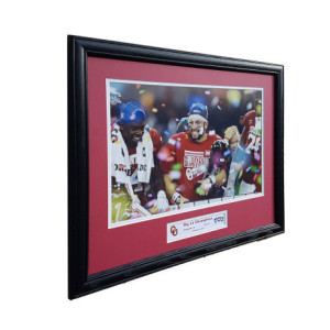 Oklahoma Sooners 2017 Big 12 Champions Baker Mayfield custom framed picture