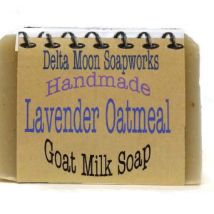 Oatmeal Goat Milk Soap 4 bars- dry skin, sensitive skin, Olive oil soap, gift soap, eco friendly, palm-free, sulfate free, itchy skin, mild