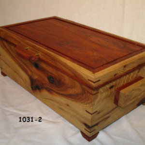 Hickory-Cherry Wooden Box