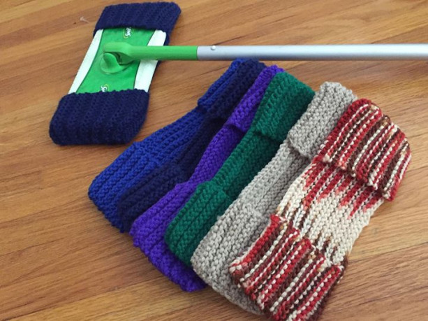 Knitted Swiffer Sweeper Cover