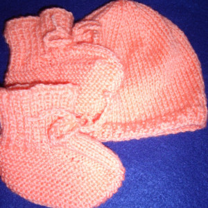 Baby Booties and Hat Sets