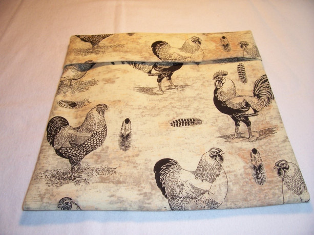 Roosters,Chickens Print Microwave Bake Potato Bag,Gifts,Housewarming,Baked Potato,Kitchen,Dining,Serving