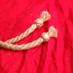 Six 8m Lengths of 4mm Hand Crafted Tossa Jute Rope