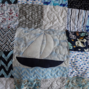 nautical baby quilt