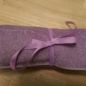 Travel Toiletry Roll Lavender  Travel Toothbrush Roll,  Gym Bag Roll,  Toothbrush Holder,  Camping,  Overnight,  Make Up Brush Roll