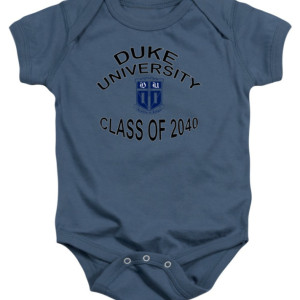 Duke University Class Of 2040 Baby One Piece 