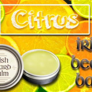 Irish beard balm Citrus  2 ounce tin