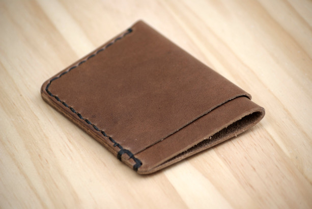 Leather Card Wallet, Minimalistic Leather Wallet, Leather Card Holder, Chromexcel Wallet, Horween Leather Slim Wallet, Natural Chromexcel