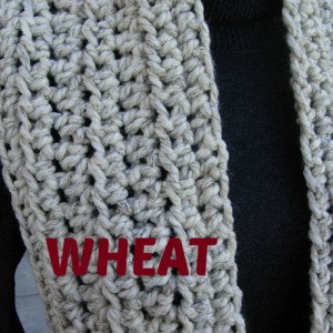 CROCHET HEADBAND Ear Warmer, Off White Wheat with Black, More Color Options, Thick Bulky Chunky Wide Warm Winter Wool Womens Simple Basic Head Band..Ready to Ship in 3 Days