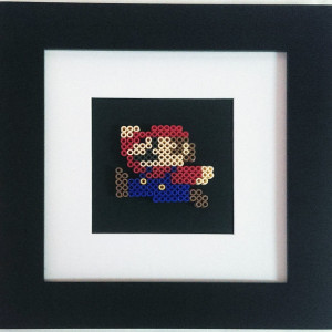 NES Running Mario Framed Wall Art