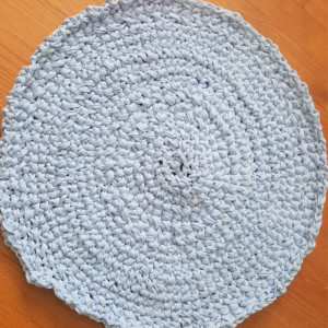 Handmade t-shirt cotton rug