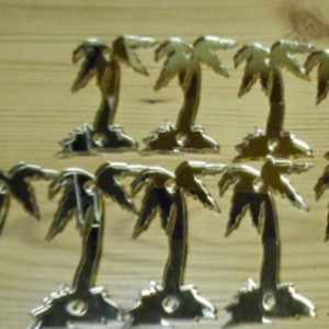 palm trees,laser cut charms,nature charms,beach charms