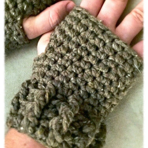 Mens size fingerless gloves one size