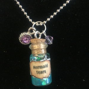 Harry Potter inspired mermaid tears necklace