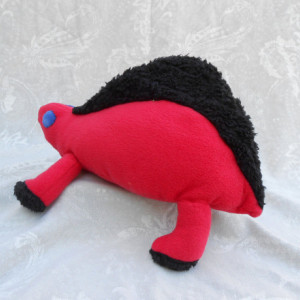 Red with Black Accents Dimetrodon Dinosaur