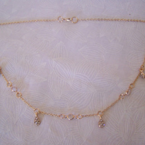Choker Crystal Drop and Channel Design