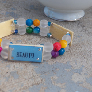 Truth Beauty Goodness Bracelet, Multi-Color