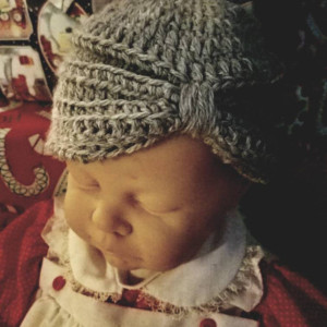 Crochet baby hat turban style.  Baby accessories baby shower