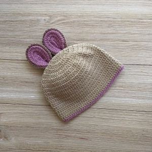 Crochet Ears beanie. Crochet photo props. Crochet baby. Babygirl
