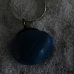 Turquoise Polished Rock Pendant