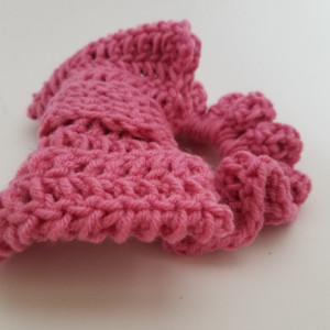 Crochet Bow Scrunchie