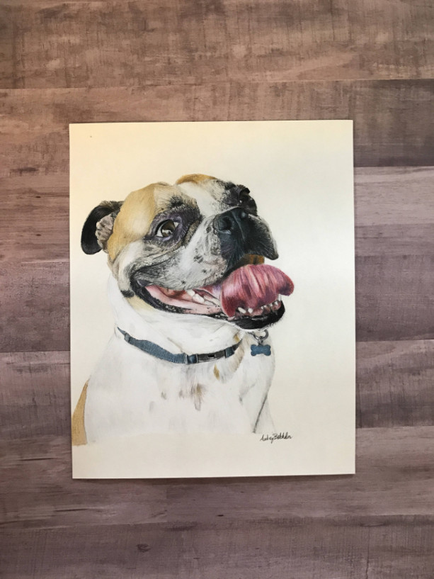 Custom Dog Portrait (8x10), Dog Portrait, Dog Portrait Custom, Custom Pet Portrait, Pet Portrait, Pet Portrait Custom