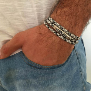 Men's Bracelet - Men Vegan Bracelet - Men's Jewelry - Men's Gift - Gift For Dad - Husband Gift - Boyfriend Gift - Present For Men - Male