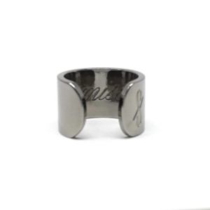 PROMISCUOUS RING: GUNMETAL
